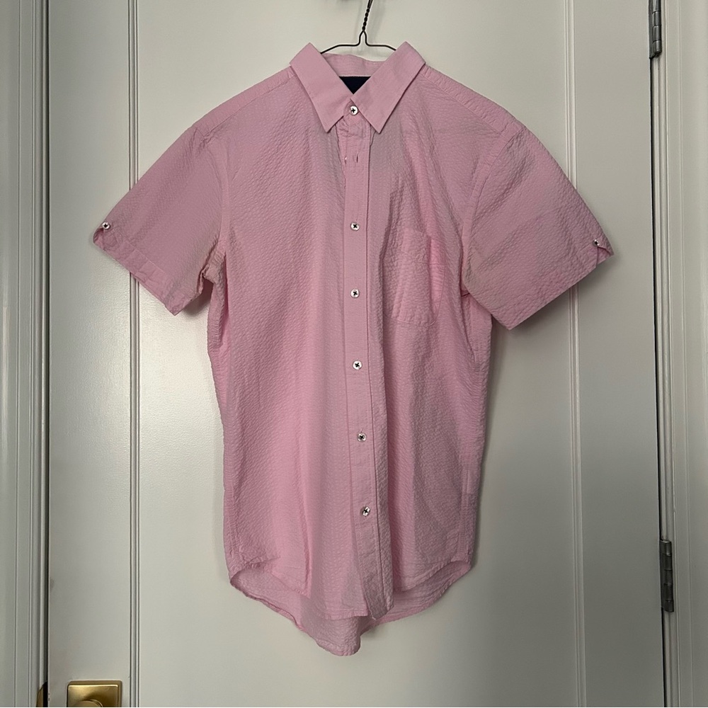 Pink Button-Up Shirt